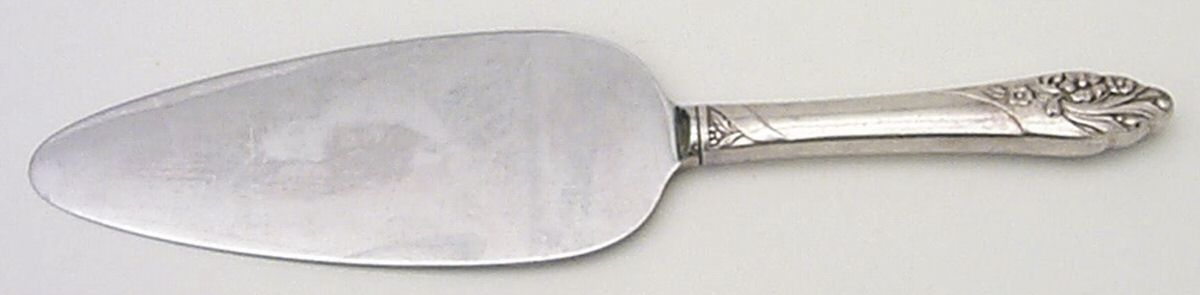 Evening Star (Silverplate, 1950) Pie Server with Stainless Blade by Oneida Silver-1