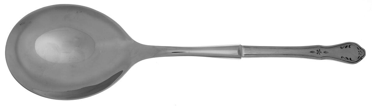 Evening Star (Stainless) Casserole Spoon with Smooth Stainless Bowl HC by Oneida Silver-1