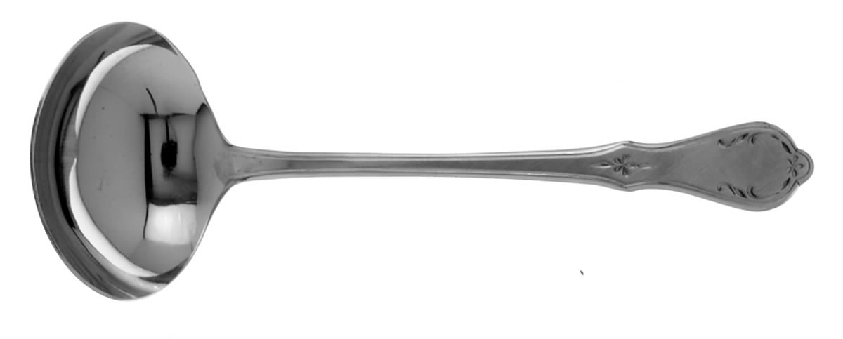 Evening Star (Stainless) Solid Gravy Ladle by Oneida Silver-1