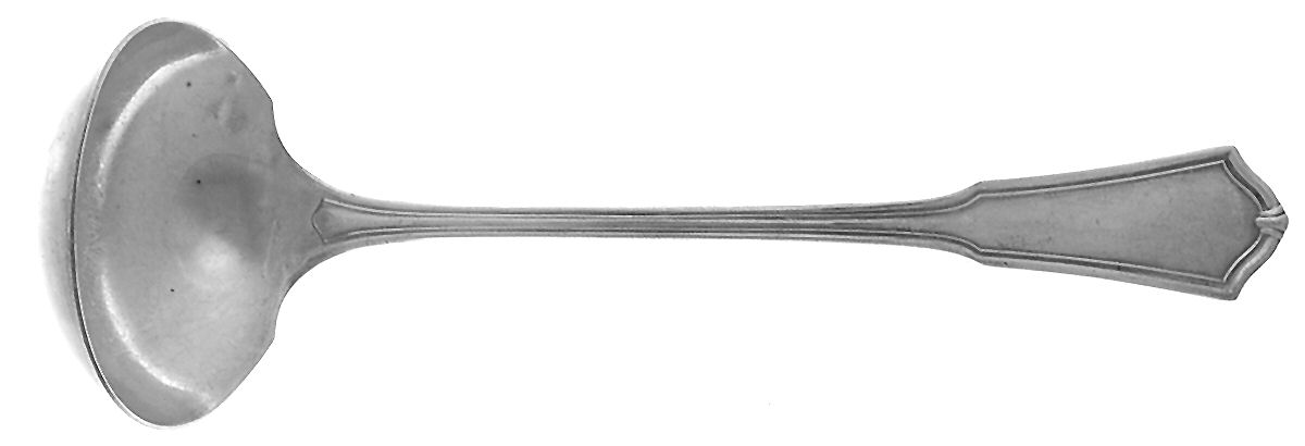 Exeter (Silverplate, 1913) Solid Piece Cream Ladle by Oneida Silver-1