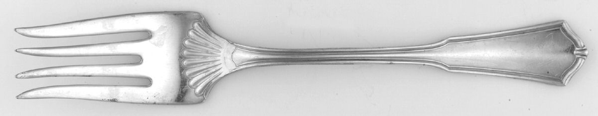 Exeter (Silverplate, 1913) Individual Salad Fork by Oneida Silver-1