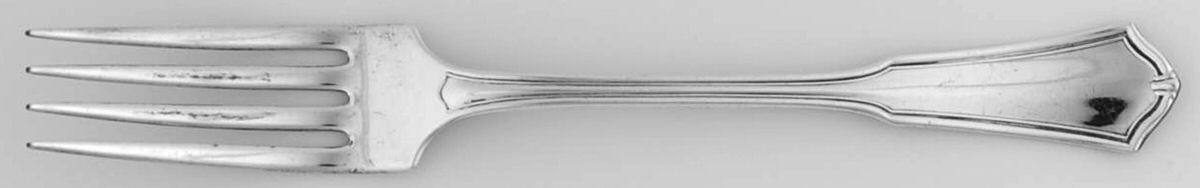 Exeter (Silverplate, 1913) Youth Fork by Oneida Silver-1