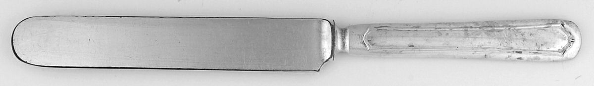 Exeter (Silverplate, 1913) Blunt Solid Knife by Oneida Silver-1
