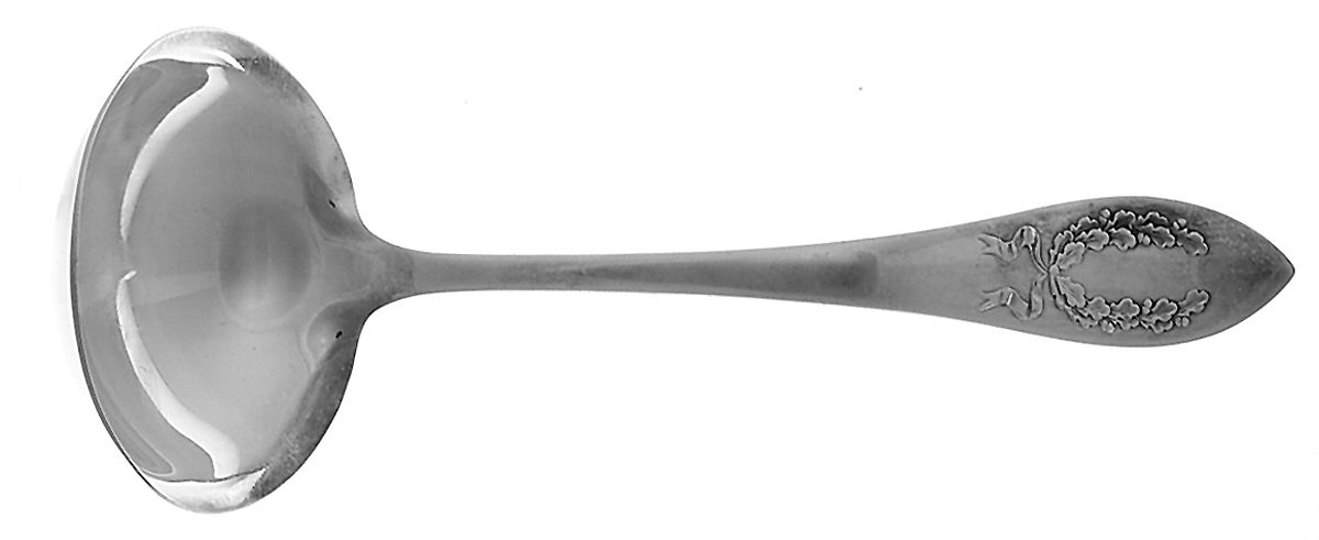 Fairoaks (Silverplate, 1909) Solid Gravy Ladle by Oneida Silver-1