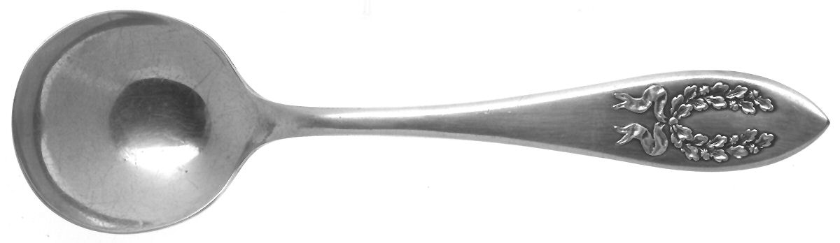 Fairoaks (Silverplate, 1909) Round Bowl Soup Spoon (Bouillon) by Oneida Silver-1