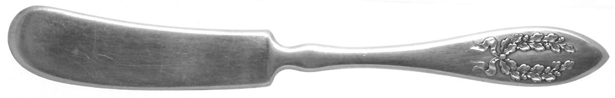 Fairoaks (Silverplate, 1909) Flat Handle Butter Spreader by Oneida Silver-1