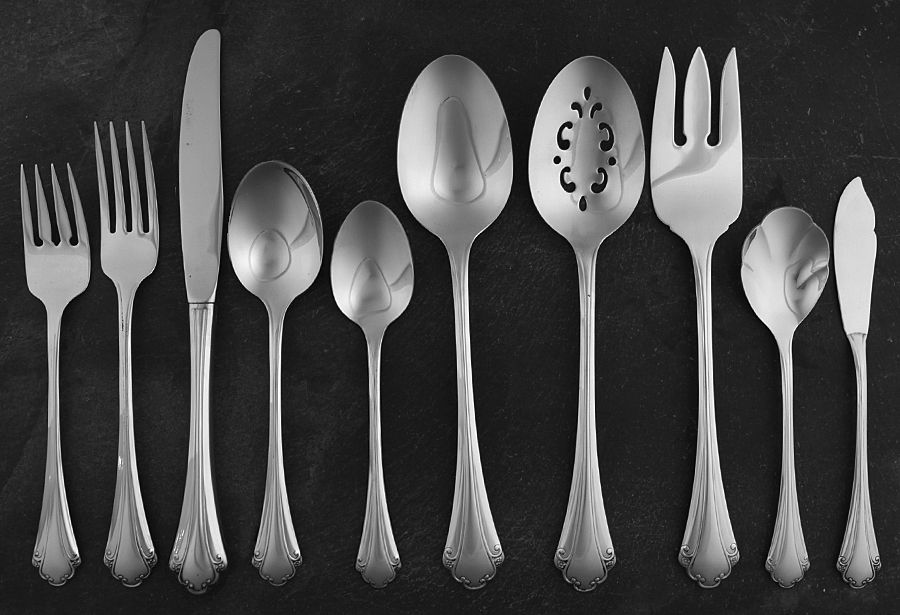 Falkirk (Stainless) 45 Piece Starter Set by Oneida Silver-1