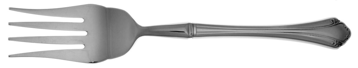 Falkirk (Stainless) Cold Meat Fork Large, Stainless Tines HC by Oneida Silver-1