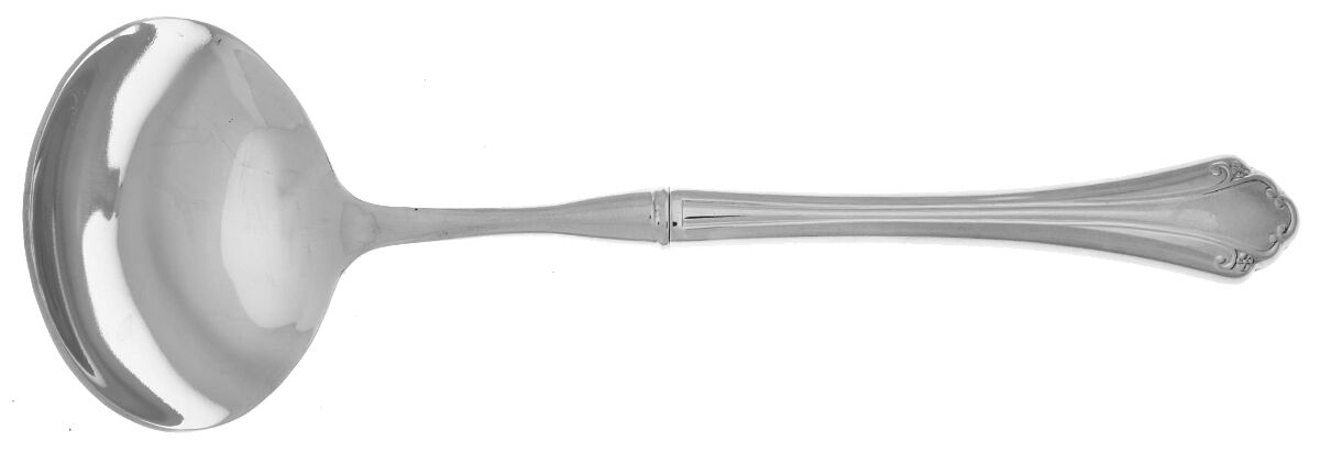 Falkirk (Stainless) Gravy Ladle with No Spout Stainless Bowl HC by Oneida Silver-1