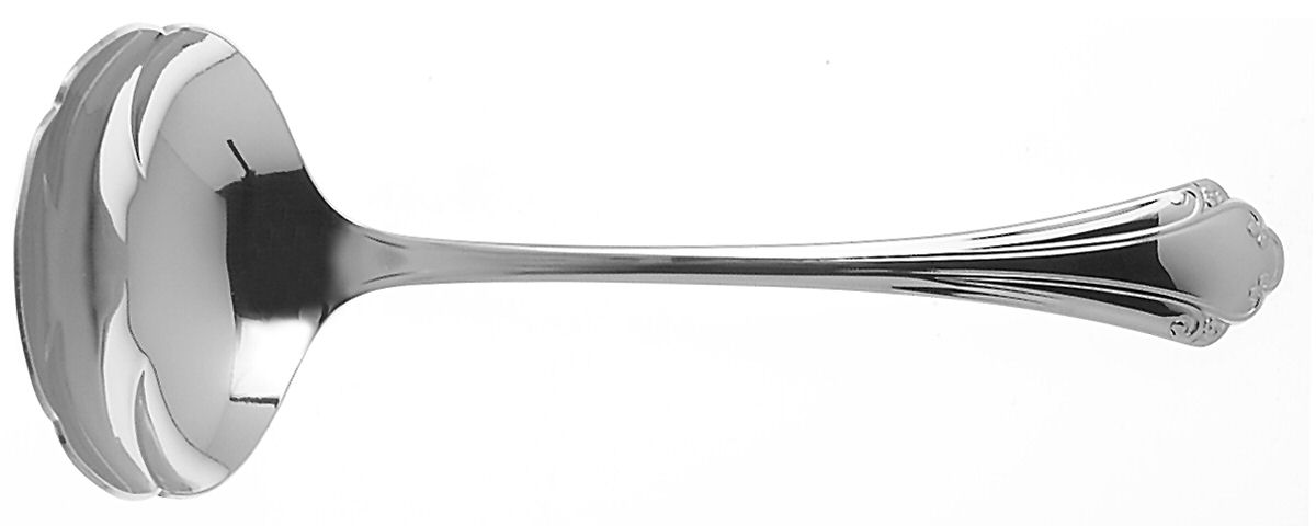 Falkirk (Stainless) Solid Gravy Ladle by Oneida Silver-1
