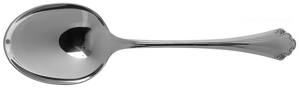 Falkirk (Stainless) Solid Smooth Casserole Spoon by Oneida Silver-1