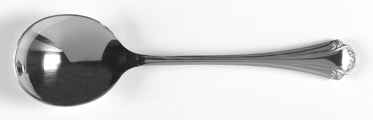 Falkirk (Stainless) Round Bowl Soup Spoon (Gumbo) by Oneida Silver-1