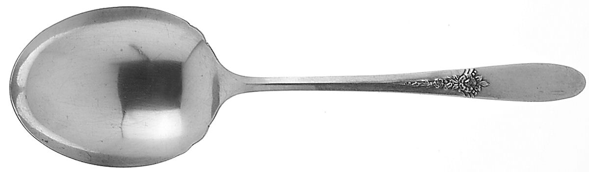 Fantasy (Silverplate, 1941) Solid Smooth Casserole Spoon by Oneida Silver-1