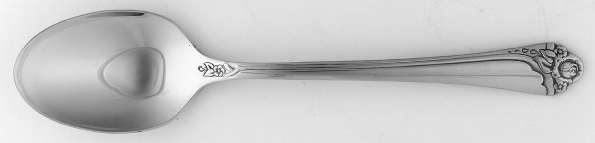 Fantasy Rose (Stainless) Place/Oval Soup Spoon by Oneida Silver-1