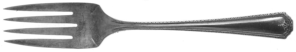 Faun (Silverplate, 1929) Individual Salad Fork by Oneida Silver-1