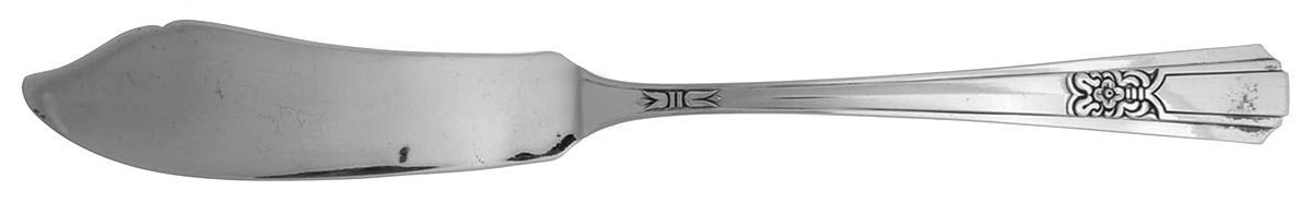 Fenway (Silverplate, 1937) Flat Handle Master Butter Knife by Oneida Silver-1