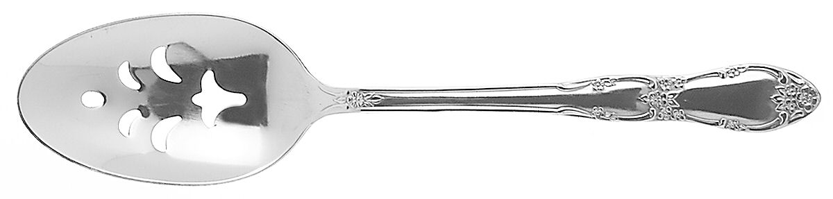 Fenway (Stainless) Pierced Tablespoon (Serving Spoon) by Oneida Silver-1