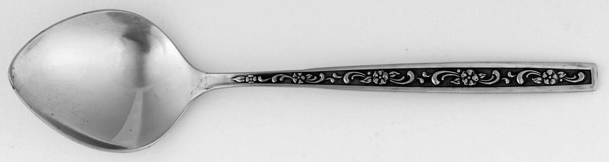 Fernwood (Stainless) Sugar Spoon by Oneida Silver-1