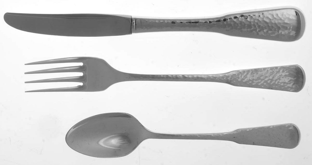 First Colony (Silverplate, 1975) 3 Piece Youth Set (Knife, Fork & Spoon) by Oneida Silver-1