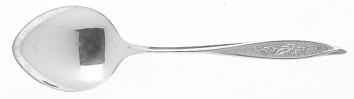 First Frost (Sterling, 1965) Sugar Spoon by Oneida Silver-1