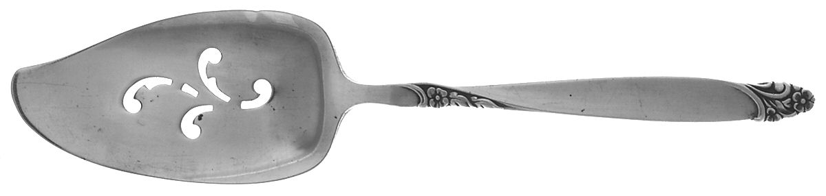 Firelight (Silverplate, 1959) Solid Pierced Pie Server by Oneida Silver-1