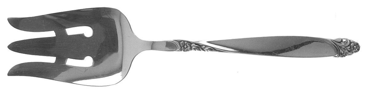 Firelight (Silverplate, 1959) Medium Solid Cold Meat Serving Fork by Oneida Silver-1