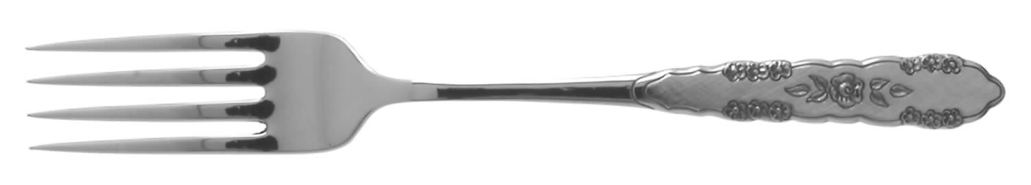 First Rose-Jillian (Stainless) Fork by Oneida Silver-1