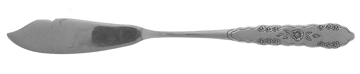 First Rose-Jillian (Stainless) Flat Handle Master Butter Knife by Oneida Silver-1
