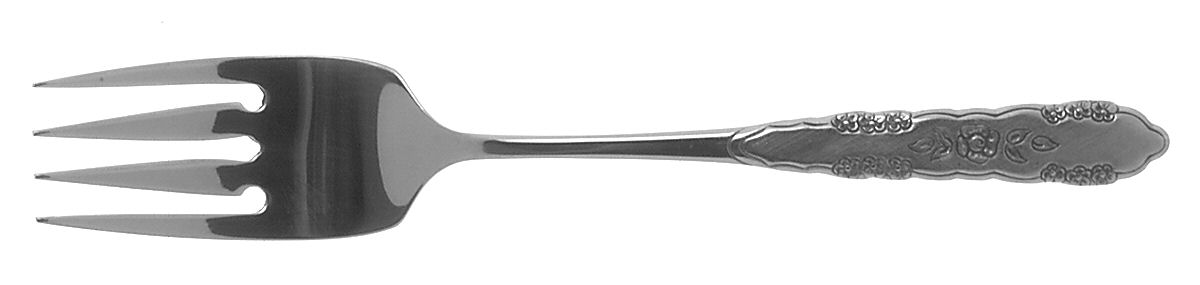 First Rose-Jillian (Stainless) Individual Salad Fork by Oneida Silver-1