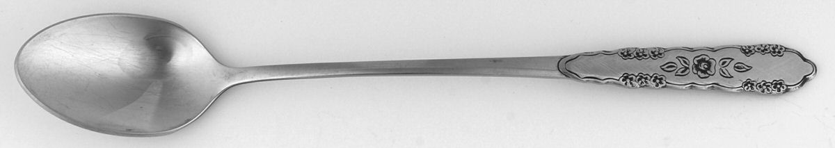 First Rose-Jillian (Stainless) Iced Tea Spoon by Oneida Silver-1