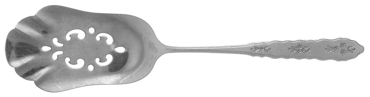 Floral Bouquet (Stainless) Solid Pastry Server by Oneida Silver-1