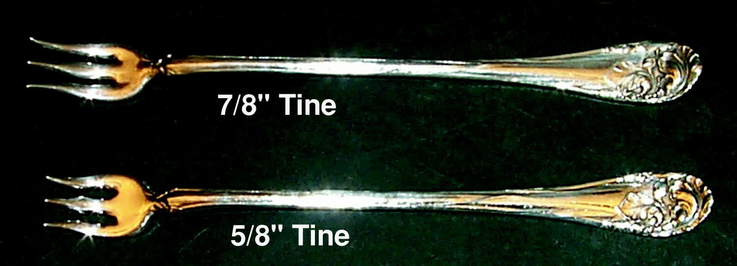 Flower De Luce (Silverplate, 1904) Cocktail/Seafood Fork by Oneida Silver-1
