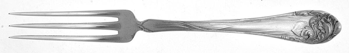 Flower De Luce (Silverplate, 1904) Individual Berry Fork by Oneida Silver-1