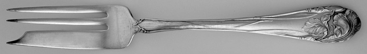 Flower De Luce (Silverplate, 1904) Individual Pie Fork by Oneida Silver-1