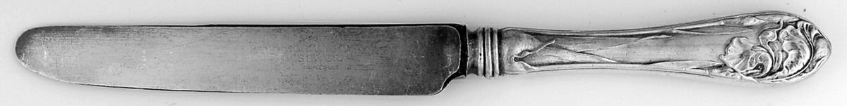 Flower De Luce (Silverplate, 1904) Tea Knife with Silverplate Blade by Oneida Silver-1