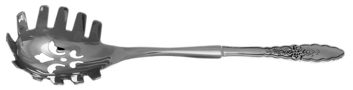 Floral Glen (Stainless) Pasta Server with Stainless Bowl HC by Oneida Silver-1