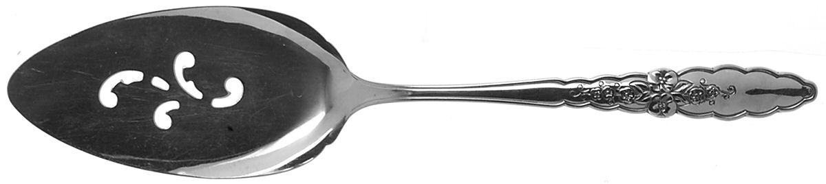 Floral Glen (Stainless) Pierced All Stainless Pie Server by Oneida Silver-1