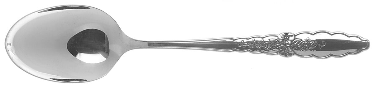 Floral Glen (Stainless) Place/Oval Soup Spoon by Oneida Silver-1