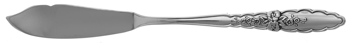 Floral Glen (Stainless) Flat Handle Master Butter Knife by Oneida Silver-1