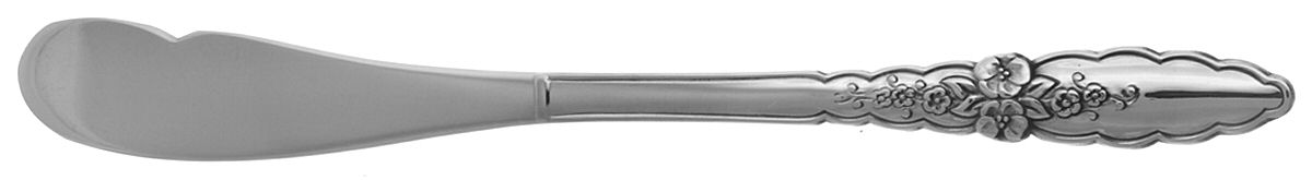 Floral Glen (Stainless) Flat Handle Butter Spreader by Oneida Silver-1