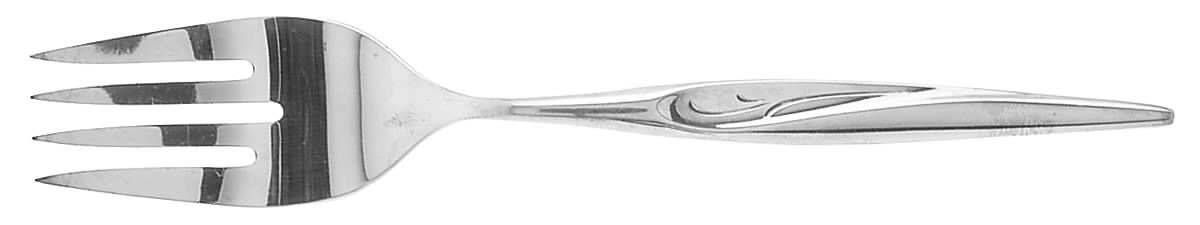 Flight (Silverplate, 1963) Medium Solid Cold Meat Serving Fork by Oneida Silver-1