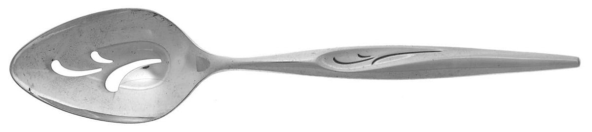 Flight (Silverplate, 1963) Pierced Tablespoon (Serving Spoon) by Oneida Silver-1