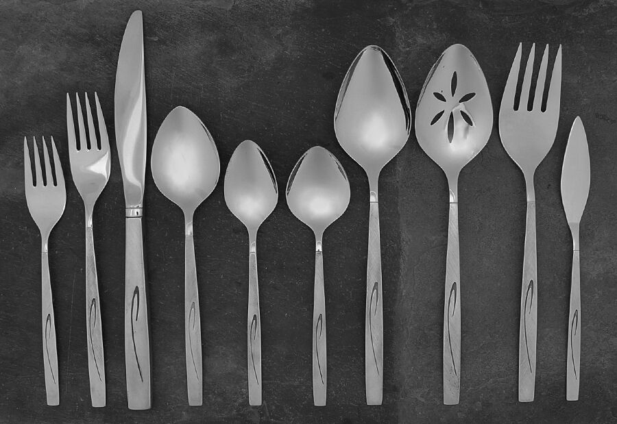 Flight (Stainless, Community) 45 Piece Starter Set by Oneida Silver-1
