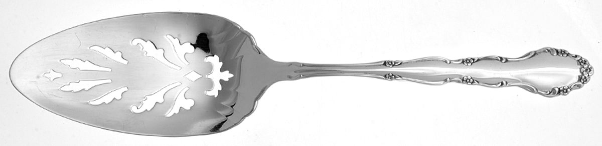 Flirtation (Silverplate, 1959) Server-Pie/Solid-Pierced by Oneida Silver-1