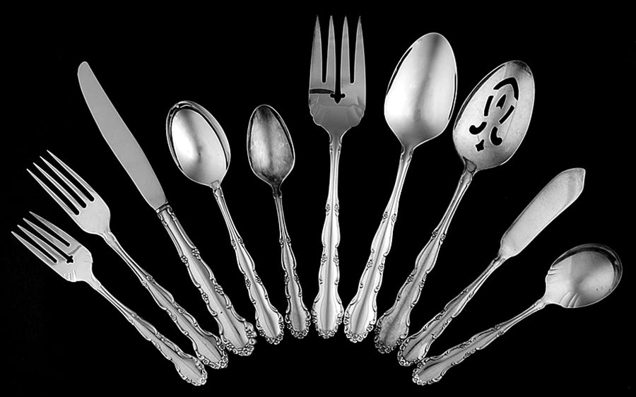 Flirtation (Silverplate, 1959) 45 Piece Starter Set by Oneida Silver-1