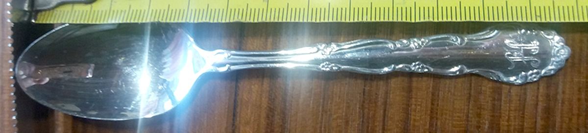 Flirtation (Silverplate, 1959) Solid Platter Spoon by Oneida Silver-1