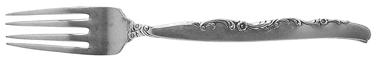 Flower Lane (Sterling, 1957) Youth Fork by Oneida Silver-1