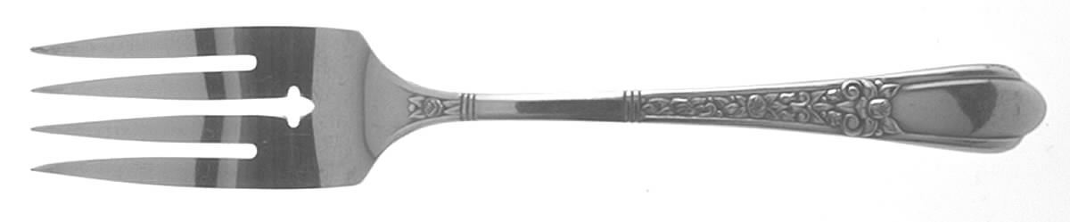 Floral II (Silverplate, 1938) Individual Salad Fork by Oneida Silver-1
