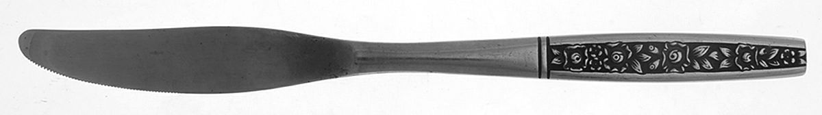 Floral Panel (Stainless) Modern Solid Knife by Oneida Silver-1