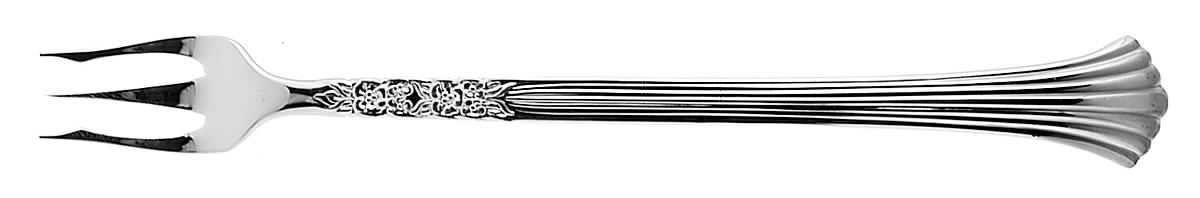 Floral Queen (Silverplate, 1992) Cocktail/Seafood Fork by Oneida Silver-1
